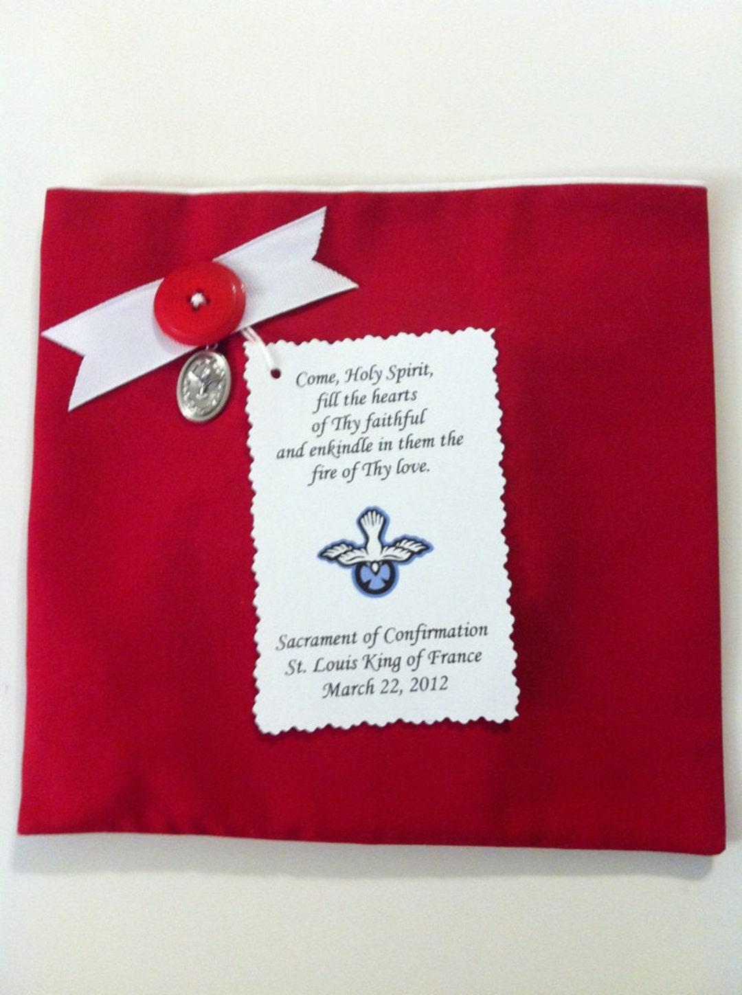 Confirmation Prayer Pocket Etsy