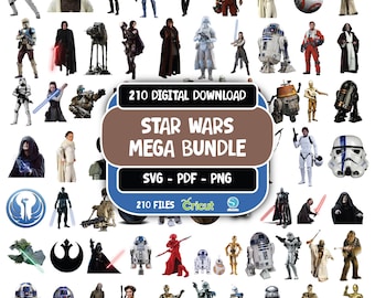 Star wars svg, Starwars svg bundle, star wars png, svg files for cricut, darth vader svg, mandalorian svg, svg for cricut, Layered