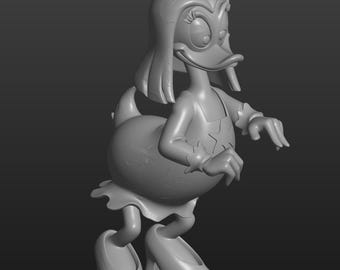 Magica De Spell 3D STL - Disney Duckburg Sorceress Figure