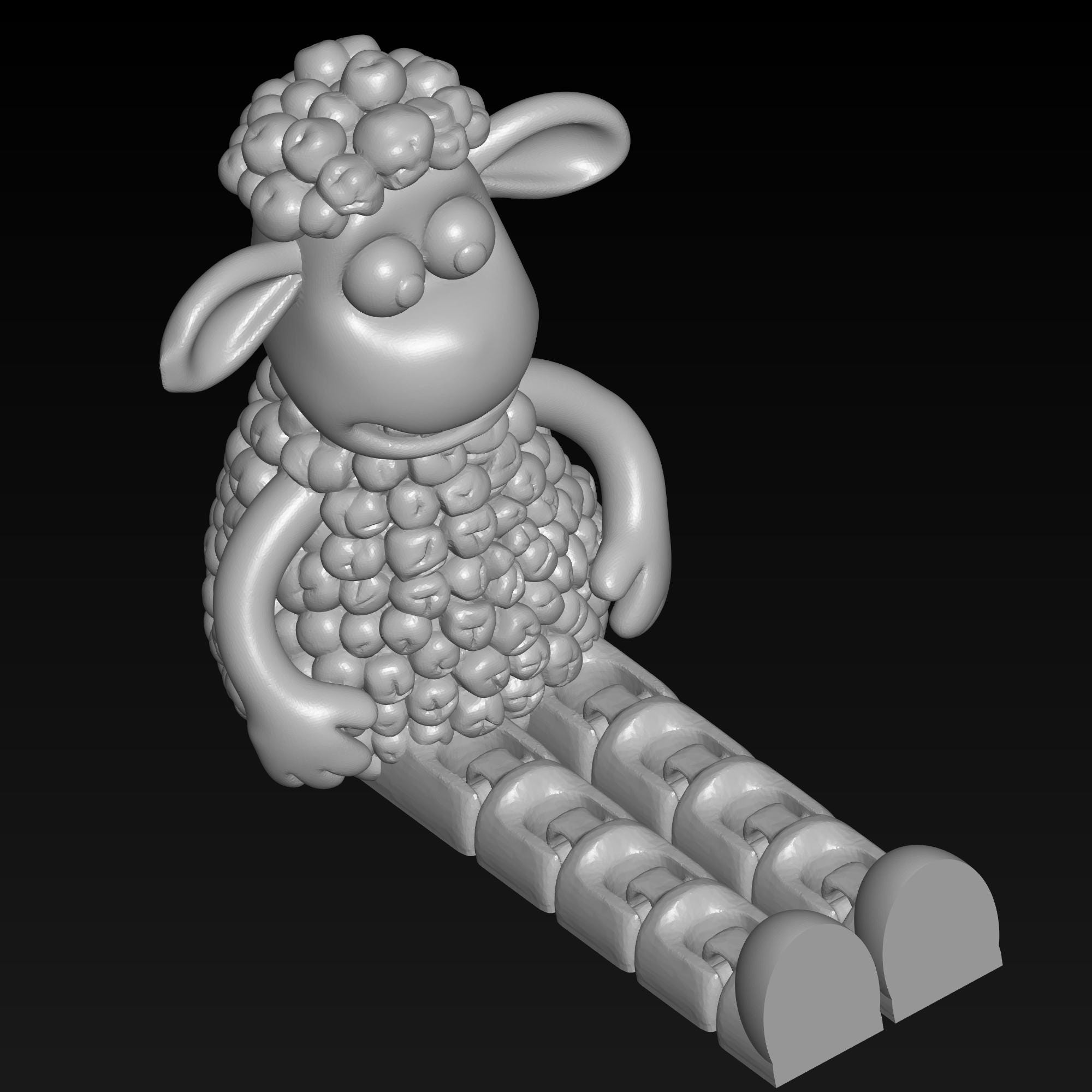 Articulated Sheep 3D Print STL File - Flexi Cartoon Animal Miniature - Etsy
