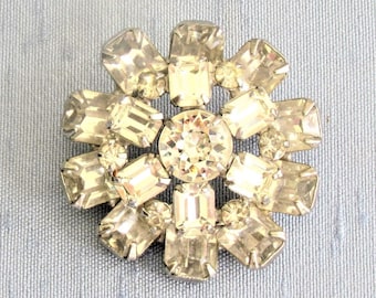 Weiss rhinestone brooch, 1 of 2 available