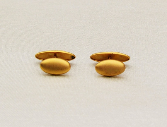 Antique gold filled women's cuff links, Edwardian… - image 5
