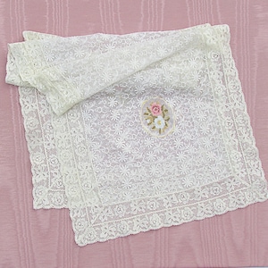 Lace Dresser Scarf Set - Etsy