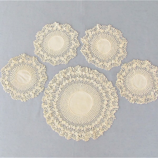 Colored Doilies Etsy