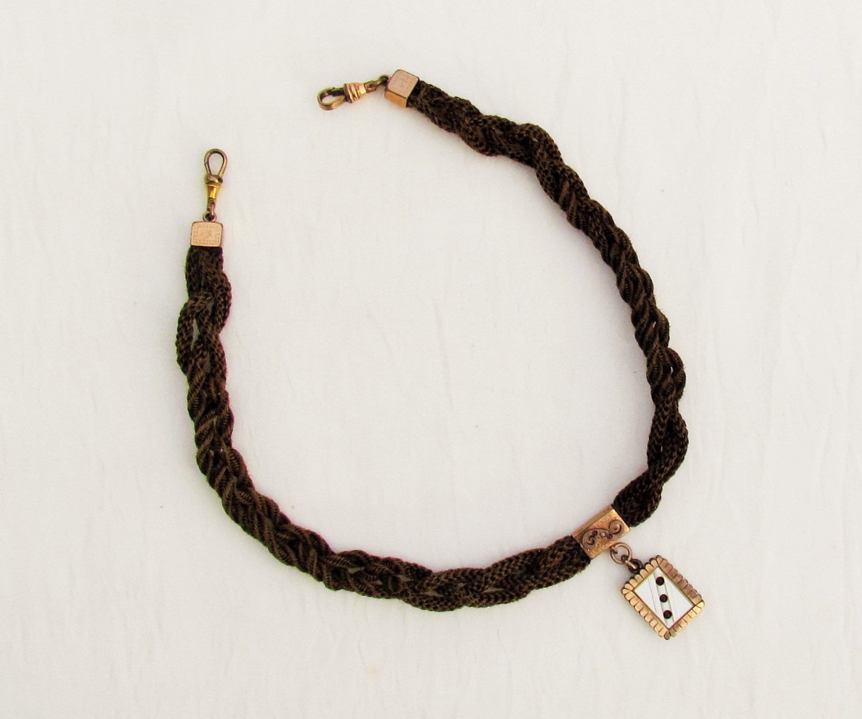 Jewelry made from store human hair