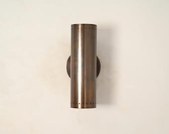 2 Light Wall Modern Brass Light Fixture