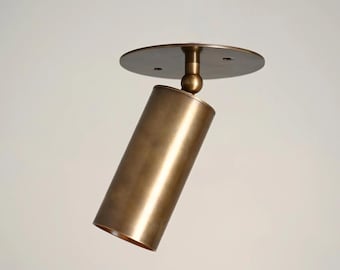 1 Lichtpunkt Mid Century Messing Sputnik Kronleuchter Leuchte