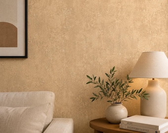 Fendi Textured Wallpaper | Neutral Non-Woven Wall Covering | Elegant Beige Luxury Wallpaper | Modern Minimalist Home Decor