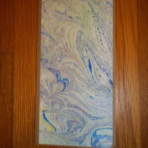 Marbled Traveler&#39;s 40 Page Notebook, 4&quot; X 8&quot;, unique design
