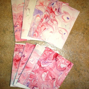 Project Life marbled cards, 3&quot; X 4&quot;, set of 8