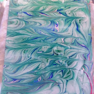 Custom Cards and Journals from the Same Piece of Marbled Paper