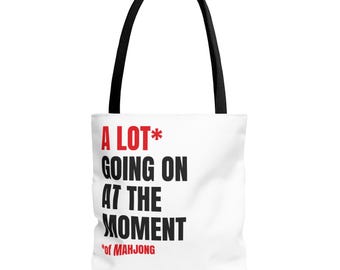 Swifties + Mahjong! A Lot Going On At The Moment Double-Sided Mahjong Tote