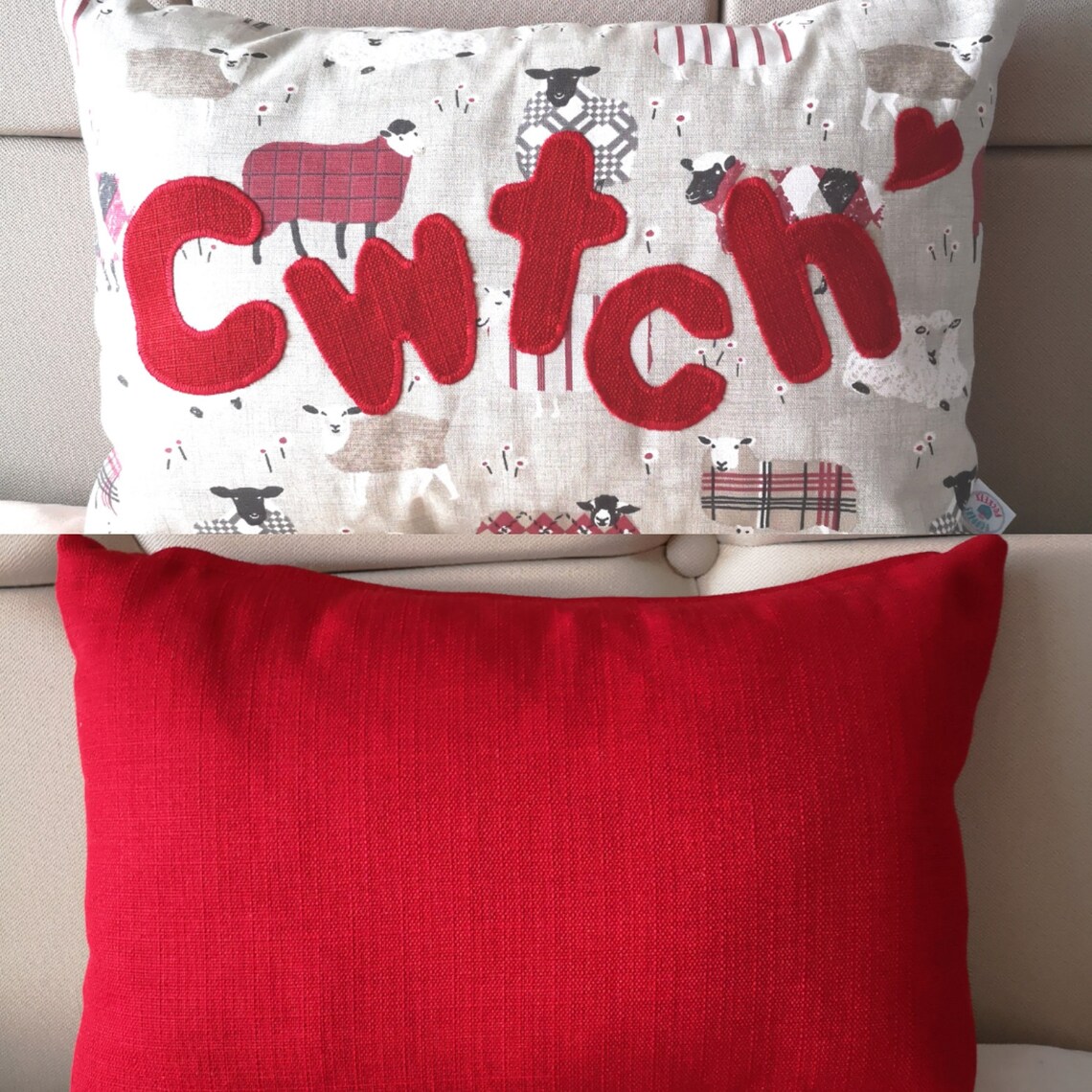 Welsh Cwtch Cushion Decorative Pillow Welsh Gift Etsy