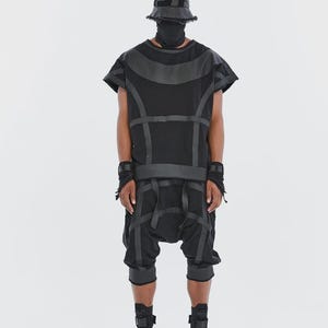 Futuristiskt Techwear-set | Avantgardistisk cyberpunk-outfit