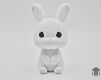 Knitted Easter Bunny