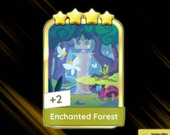 Golden Blitz - Monopoly_Go - Ever After Album - ( Enchanted Forest )