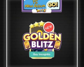 Guy Incognito - Golden Blitz Stickers - Monopoly_Go - Fast Delivery