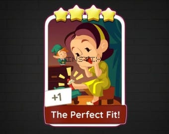 The Perfec Fit - Stickers 4 Star - Monopoly_Go - Ever After Album - Fast Sending