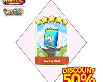 Tweety Bird - Stickers 5 Star - Happy Harvest - Monopoly_Go - New Album  - Fast Sending