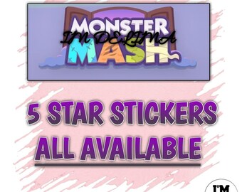 5 Star Sticker - Monopoly Go!  - All Available