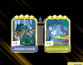 Golden Blitz - Monopoly_Go - Ever After Album - ( Combo Stickers )