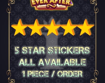 Stickers 5 Star - Monopoly_Go - Ever After Album - Fast Sending