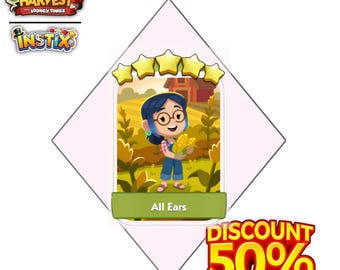 All Ears - Stickers 5 Star - Happy Harvest - Monopoly_Go - New Album  - Fast Sending