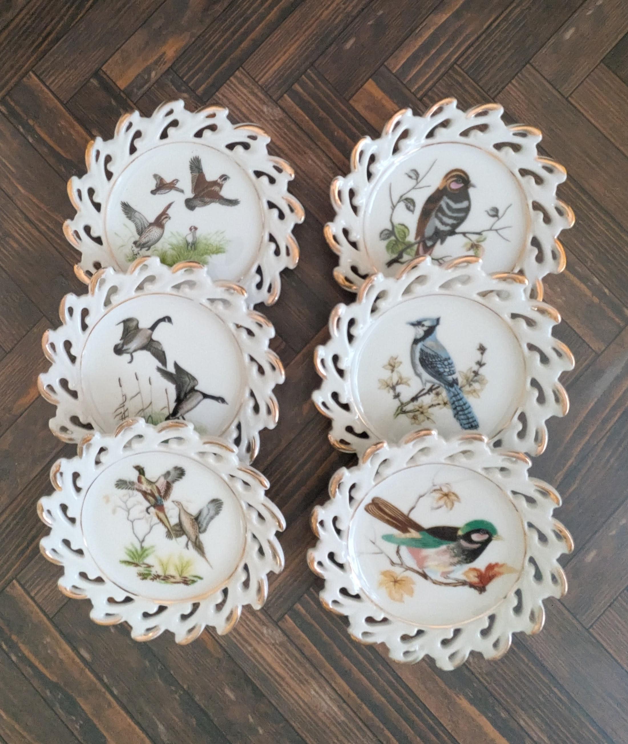 Japanese Porcelain Wall Plate Birds - Etsy