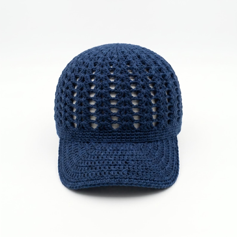 Crochet Baseball Cap Pattern PDF – DIY Crochet Hat Tutorial – Brimmed ...