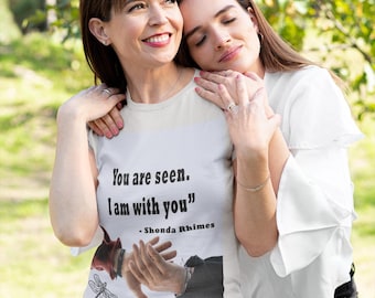 Inspirational Mental Health Shirt, You Are Not Alone Comfort Tee