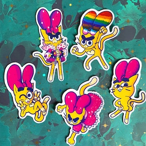 Battle Kitty - Ultimate Warrior sticker pack!