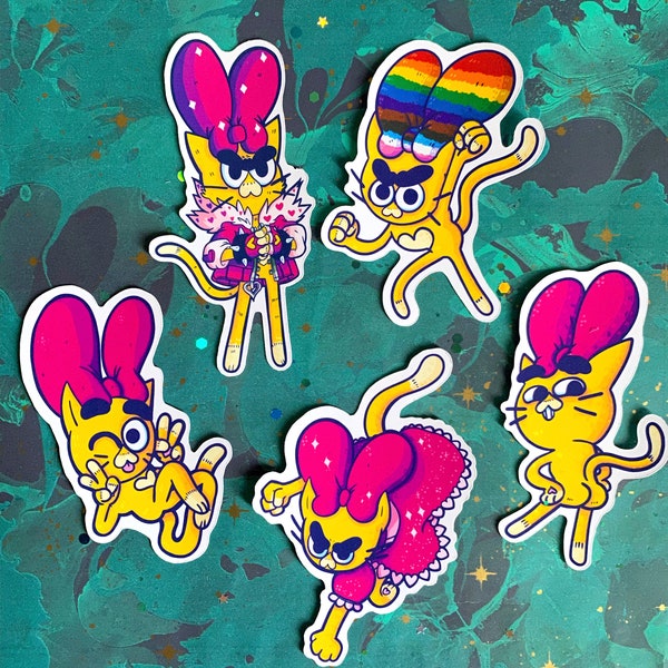 Battle Kitty - Ultimate Warrior sticker pack!