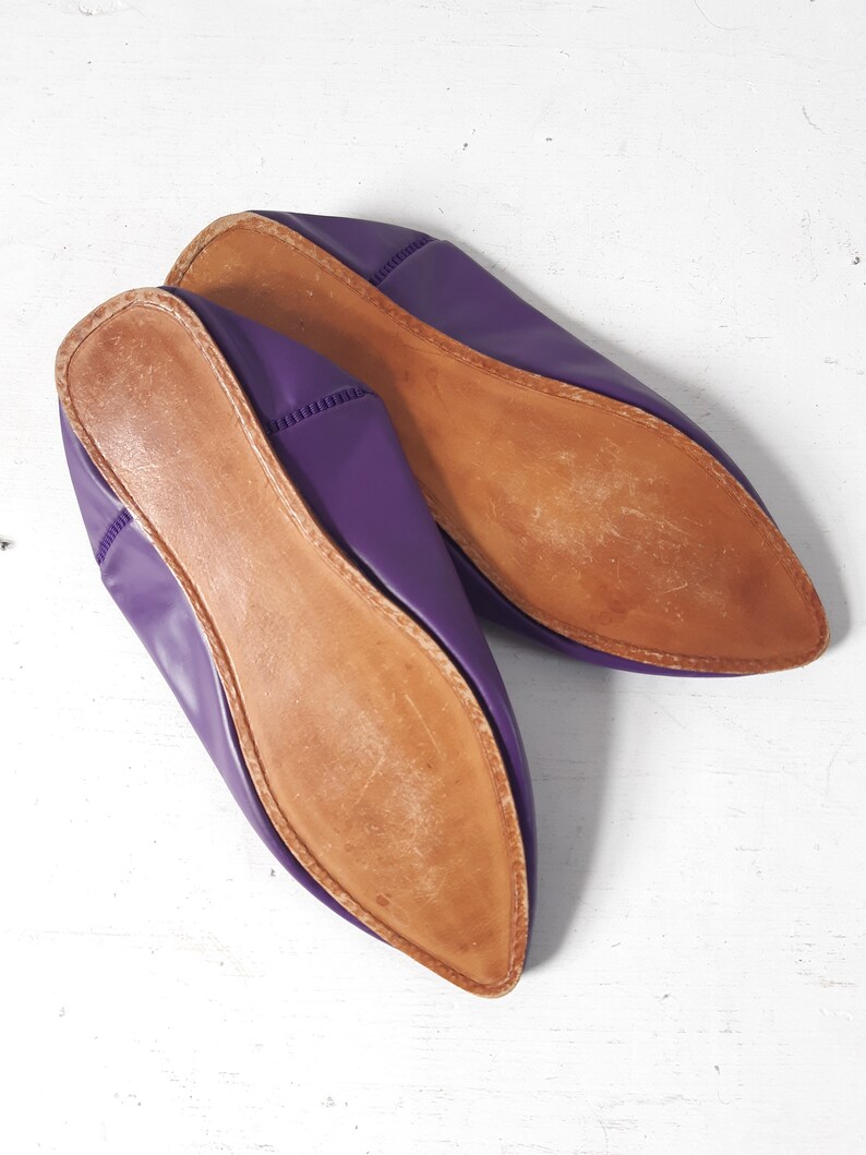 moroccan leather mules