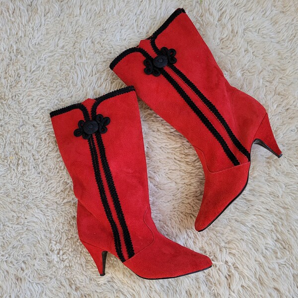 heeled pixie boots