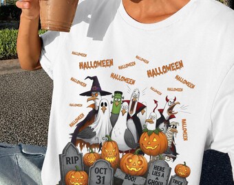 Disney Pixar Funny Finding Nemo Seagulls Halloween Shirt, Disney Halloween Costume 2026 Comfort Colors Tee, Disneyland Family Matching Shirt