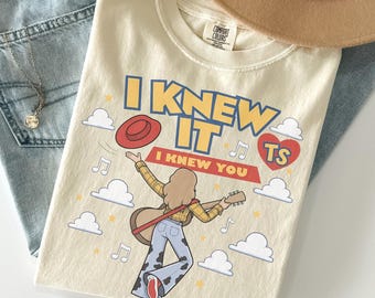 Comfort Colors I Knew It I Knew You Shirt, TS 2026 Tshirt for Fan, Toy Story Song Inspired Tshirt