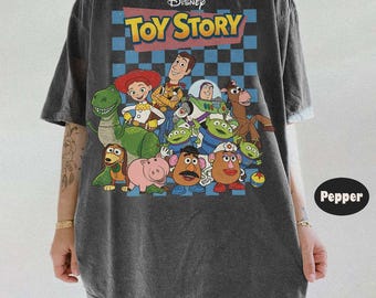Comfort Colors® Vintage Toy Story 1995 Shirt, Woody Buzz Pixar Fest, You've Got A Friend In Me Shirt, WDW Disneyland Family Trip Shirt 2026