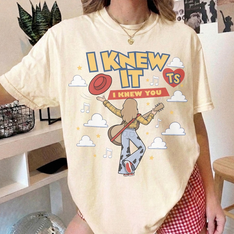 Comfort Colors I Knew It I Knew You Shirt, TS 2026 Tshirt for Fan, Toy Story Song Inspired Tshirt bild 2