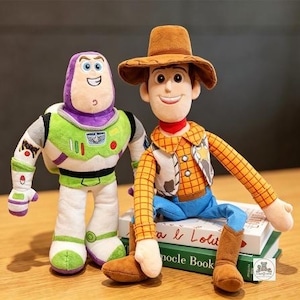 Toy Story Woody and Buzz Lightyear Plush Toys, Soft Sheriff Woody Stuffed Doll, Cute Buzz Lightyear Plushie, Kids Birthday Gift Decor image 7
