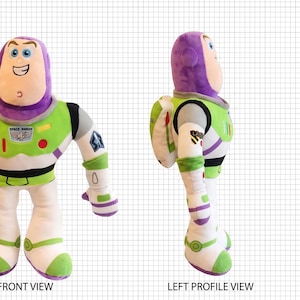 Toy Story Woody and Buzz Lightyear Plush Toys, Soft Sheriff Woody Stuffed Doll, Cute Buzz Lightyear Plushie, Kids Birthday Gift Decor image 8