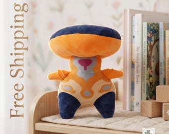 Warframe Sprodling Plushie - Cute Infested Plush Toy, Soft Gamer Gift, Warframe Merch Room Decor, Collectible Stuffed Animal, 26cm