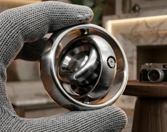 EDC-gyroscoop, roestvrij staal, handfidget, stressverlichting, Focus Toy Deluxe Edition