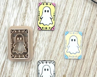 Ghost Tarot Card Clay Cutters, Polymer Clay Cutters, Halloween Earring Charm Tool