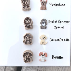 Dog Breed Clay Cutters, 22 Polymer Clay Cutters, Kawaii Puppy Earring Charm Tool image 8