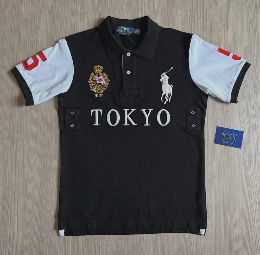 ポロラルフローレン NEW YORK Sビックポニー刺繍 チーフキーフ SWAG ラルフローレン ビックポニー ポロシャツ swag チーフキーフ 90s