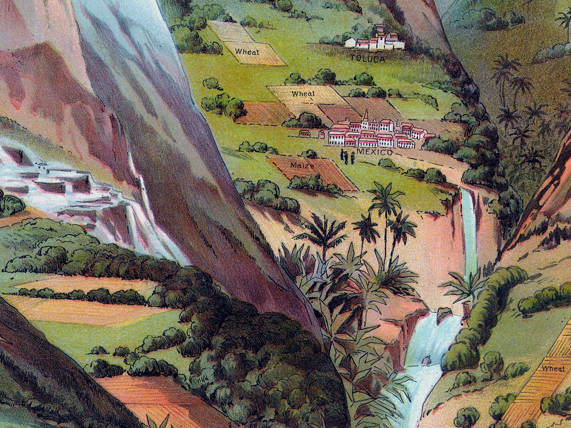 Mountains Geography Chart Wall Hanging Wood Poster Hangers Etsy