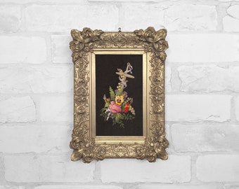 Small Gold or Black Ornate Framed Canvas Print | Antique Oil Painting Reproduction | Mothers Day Gift | No.59 - Faith, Hope & Charity