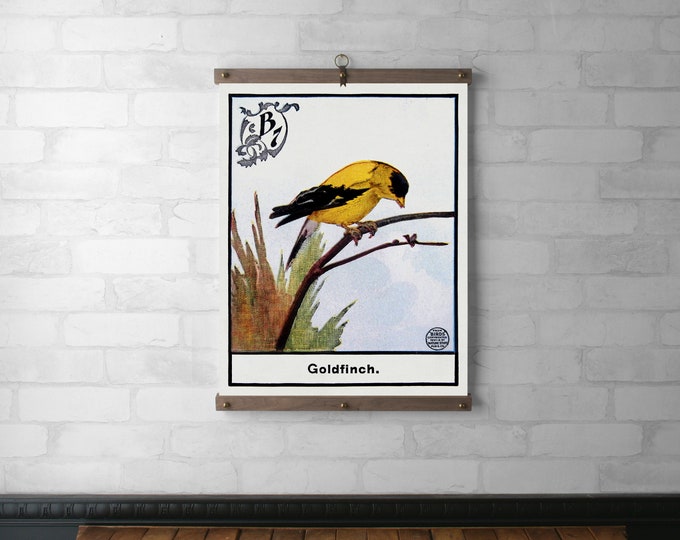 Vintage Bird Goldfinch