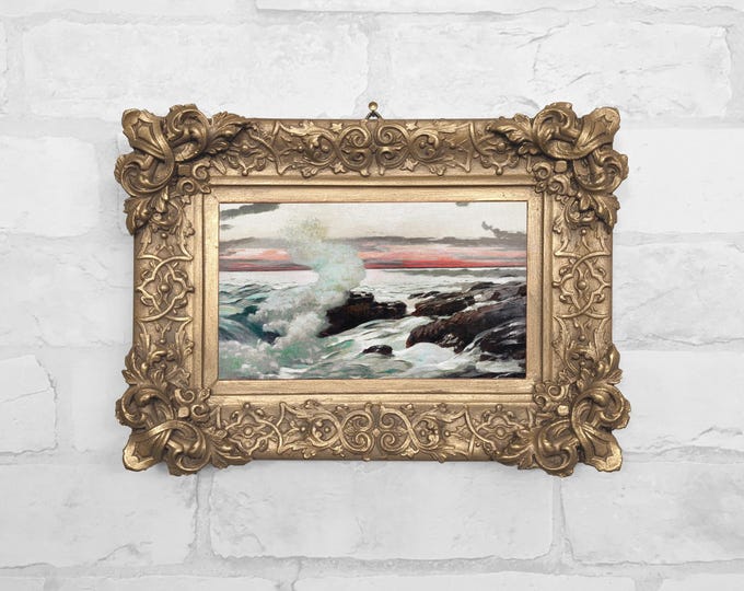 No. 28- Stormy Sea at Sunset