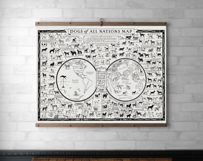 Dogs of All Nations World Map